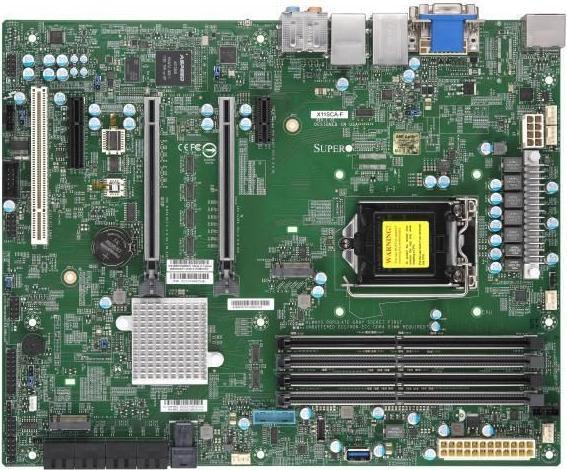 Image du produit Supermicro X11SCA-F LGA1151 C246 DDR4 ATX (LGA 1151, Intel C246, ATX)