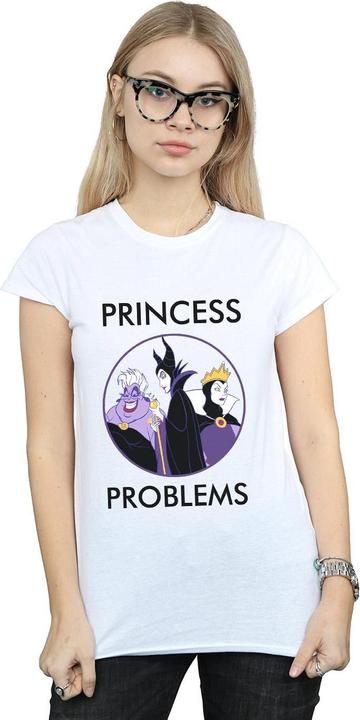 Actual product image Disney Womens/Ladies Villains Princess Headaches Cotton T-Shirt (M)