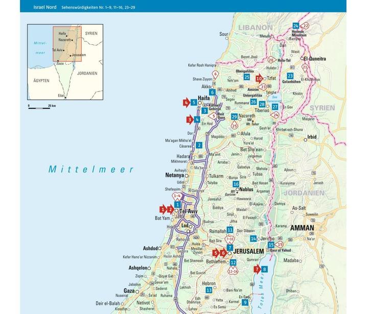 Image du produit Reiseführer Israel und Palästina (Allemand, Franziska Knupper, 2020)