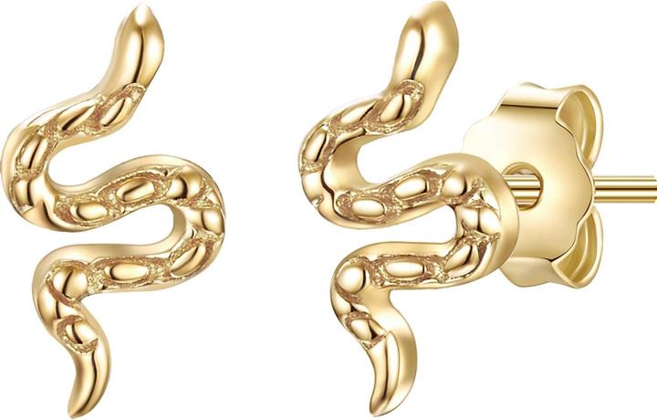 Glanzstücke München Damen Schlange Sterling Silber gelbgold - 26617 (Sterling Silber)