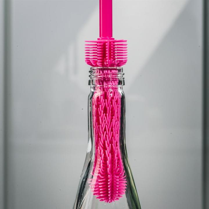 Immagine prodotto Kochblume Spazzola per bottiglie Slim rosa