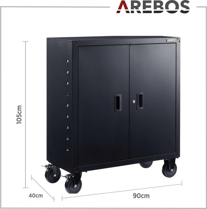 Actual product image Arebos Filing cabinet (90 x 90 x 40 cm)