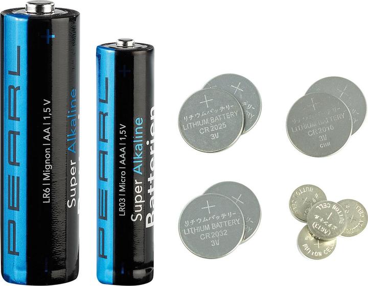 Actual product image Pearl Battery set 32 pieces with alkaline and lithium cells (32 pcs., AA)