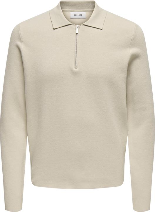 Only & Sons Onscooper Reg Ls 12 Half Zip Polo