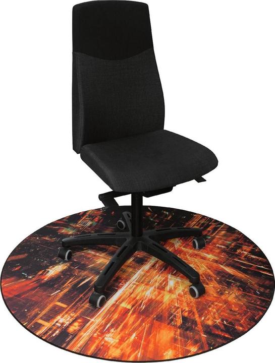 Immagine prodotto Deltaco GAMING GAM-126 Cuscino per sedie da gioco e da ufficio per proteggere il pavimento (L x P x P) (110 x 110 cm)