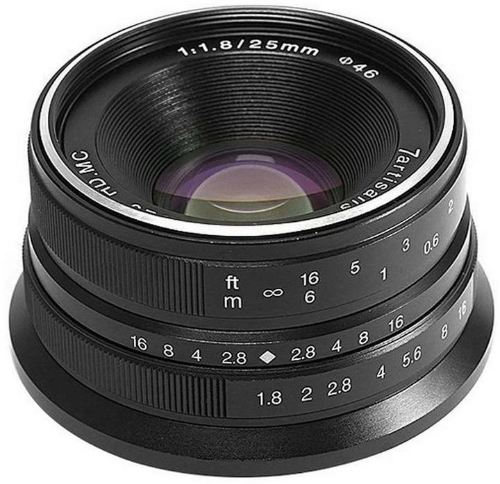 Actual product image 7artisans 25mm F1.8 EF-M (Canon EF-M, APS-C / DX)