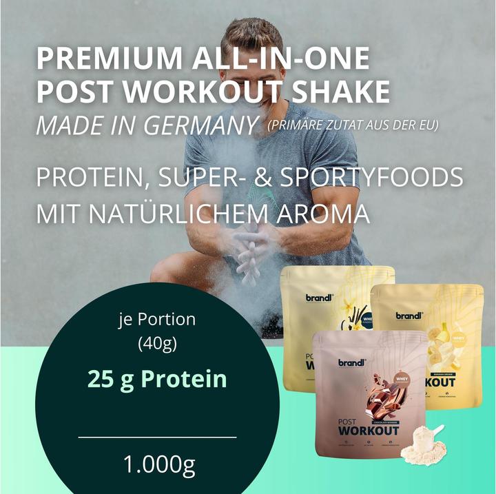Produktbild Brandl-Nutrition Pulver Post Workout (Banane, 1 Stk., 1000 g)