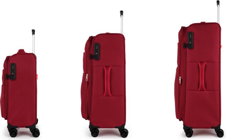 Image du produit Gabol Cloud Ensemble de valises à 4 roulettes 3 pièces avec soufflet extensible (210 l, XL (à partir de 115l))