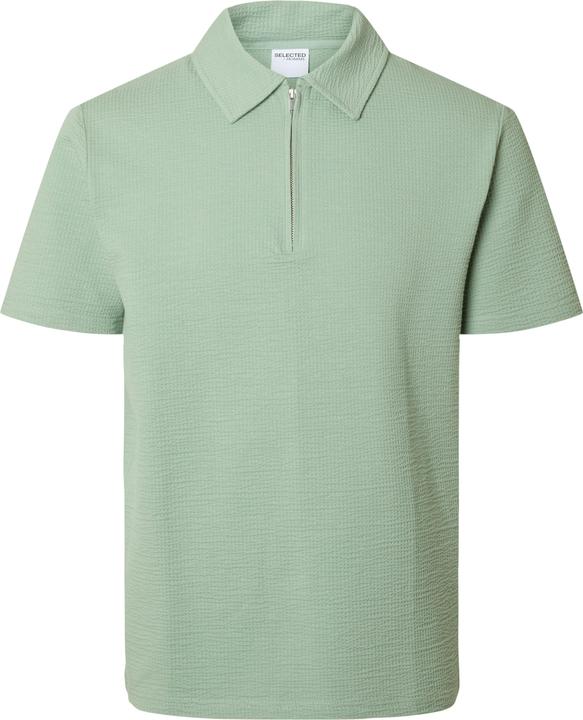 Selected Homme Seersucker Polo shirt