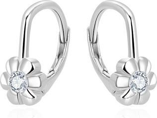 Image du produit Beneto Lovely girls' earrings with clear zirconia AGUC3335-2