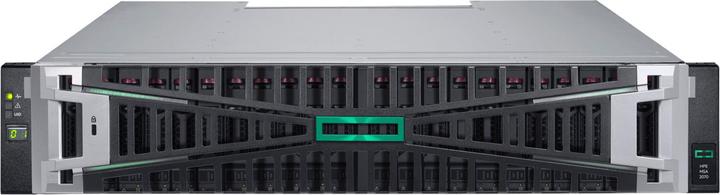 Actual product image HPE MSA 2070 SFF 2x16Gb FC 4-port Controller 12x3.84TB SSD 4x16Gb SFP FC XCVR 46TB Storage Array (3840000 GB)