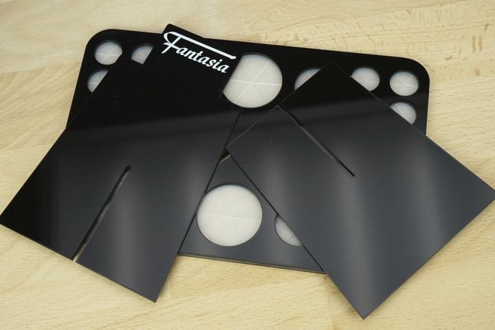 Image du produit Présentoir à pinceaux Carré noir pour 26 pinceaux