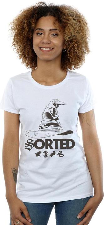 Actual product image Womens/Ladies Sorting Hat Cotton T-Shirt (L)