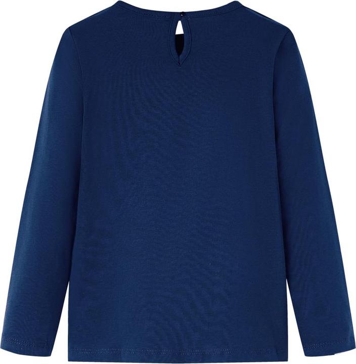 Immagine prodotto VidaXL Camicia da bambino a maniche lunghe blu navy 128,Materiale: 95 % cotone (128)