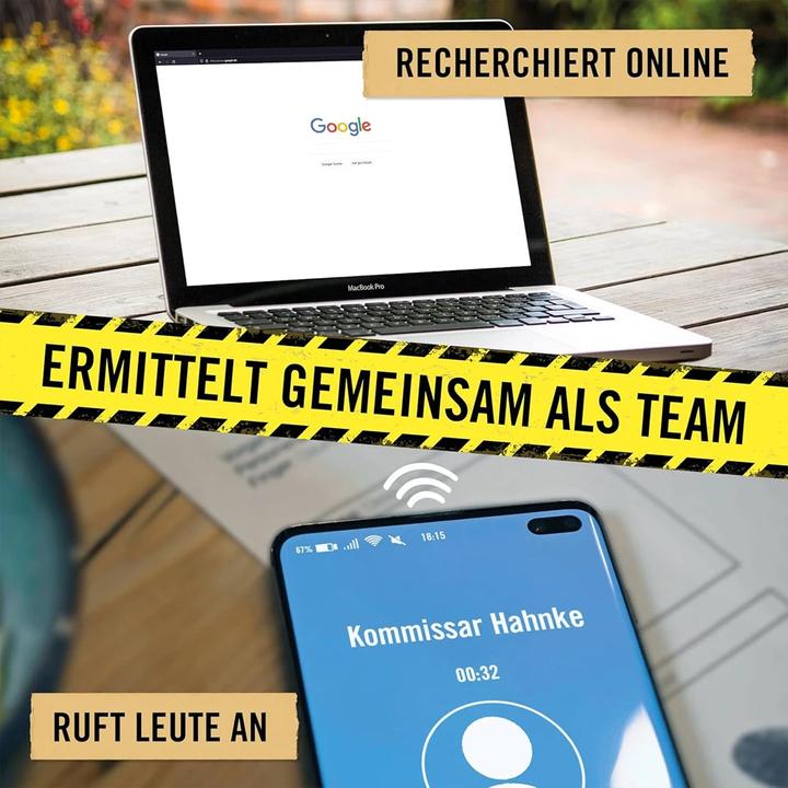 Actual product image Hidden Games All under one roof - crime game (German)