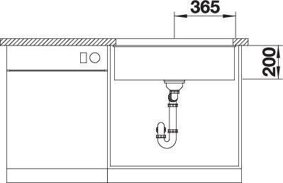 Produktbild Blanco Etagon 700-U (Aufsatzspülbecken, 46 cm, 73 cm)
