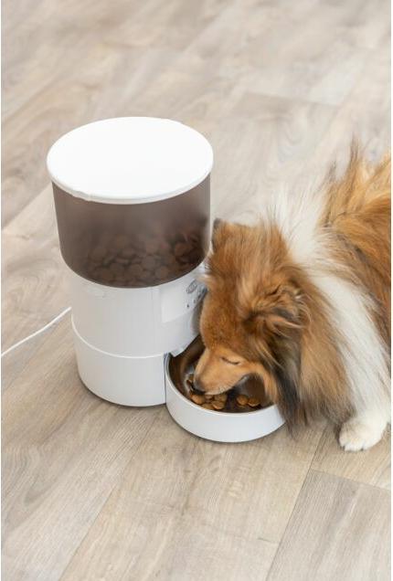 Actual product image Trixie *Automatic food dispenser TX-S Smart 3.0L, 18×31×18cm, white (3 l)