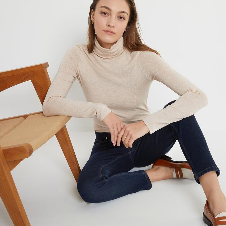 Immagine prodotto La Redoute Collections Camicia a collo alto con maniche lunghe (XS)