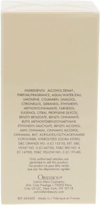 Immagine prodotto Calvin Klein Ossessione (Eau de parfum, 100 ml)