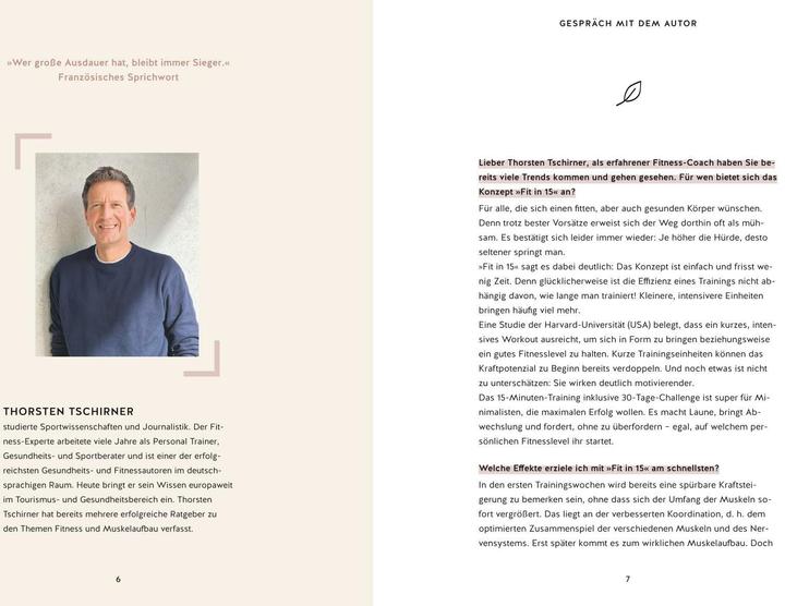 Actual product image Fit in 15 (German, Thorsten Tschirner, 2024)