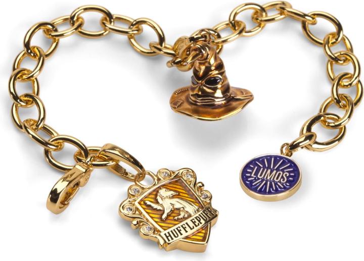 Immagine prodotto Noble Collection Harry Potter - Braccialetto Talismano Lumos Tassorosso