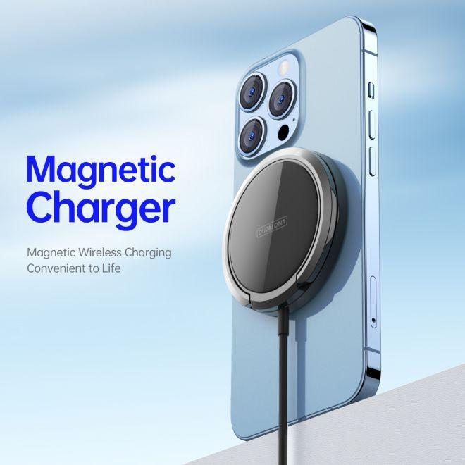 Actual product image Duzzona Dux Ducis Ä®kroviklis belaidis W1 MagSafe juodas (15 W)