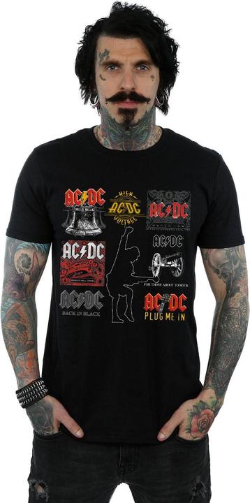 Actual product image AC/DC Mens Art Collection T-Shirt (4XL)