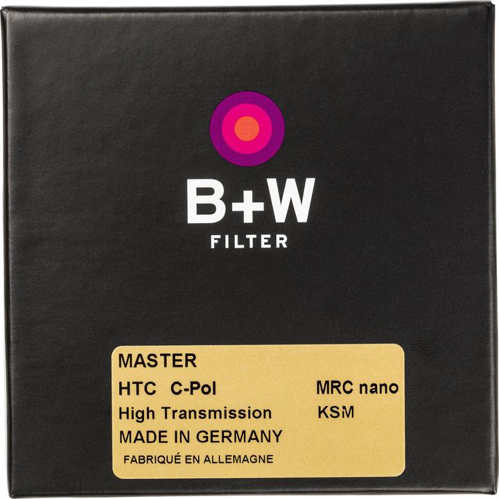Actual product image B+W Polfilter High Transmisson Zircular Master 52mm (52 mm, Polarizing filter)