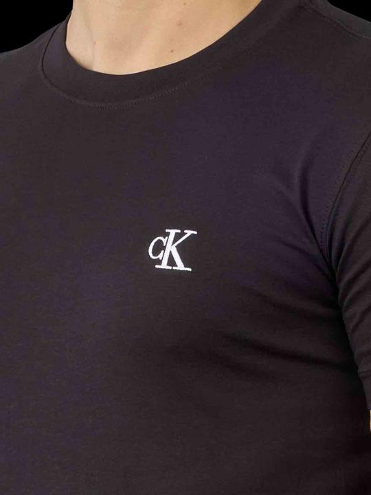 Image du produit Calvin Klein Jeans Jeans T-shirt manches courtes homme Ck Essential Slim Fit, Noir (Ck Black), XL (XL)