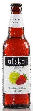 Immagine prodotto Älska Sidro di FRAGOLA e LIME Cassa 12 x 500 ml / 4 % Svezia (12 x 50 cl)