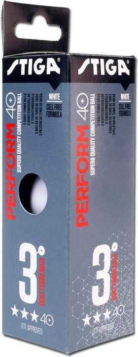 Actual product image Stiga Competition ball Perform*** Cell-Free (3 pcs.)