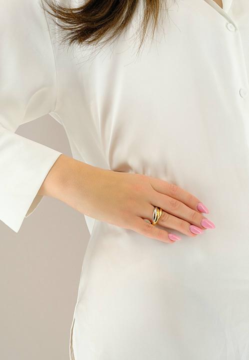 Image du produit Muau Bague pour femme (51, Or 750/18 K)