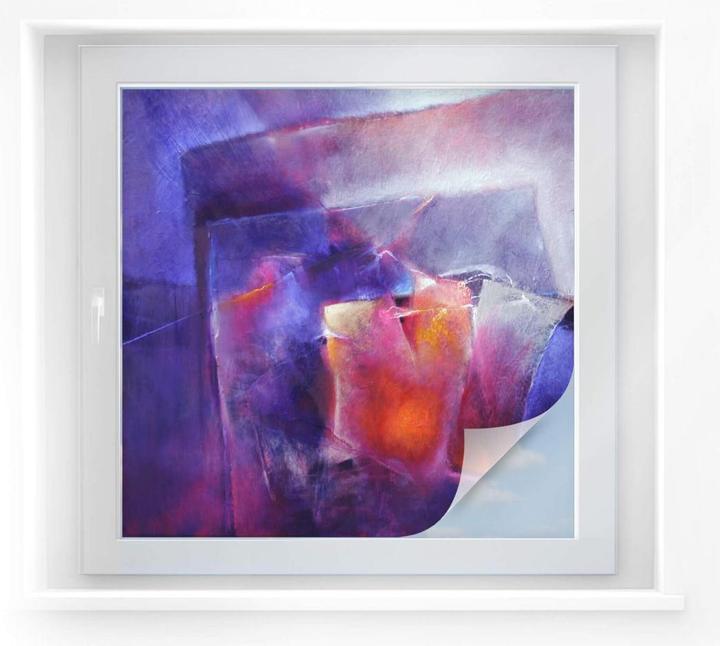 Produktbild Trenddeko Blau und Orange (50 x 50 cm)