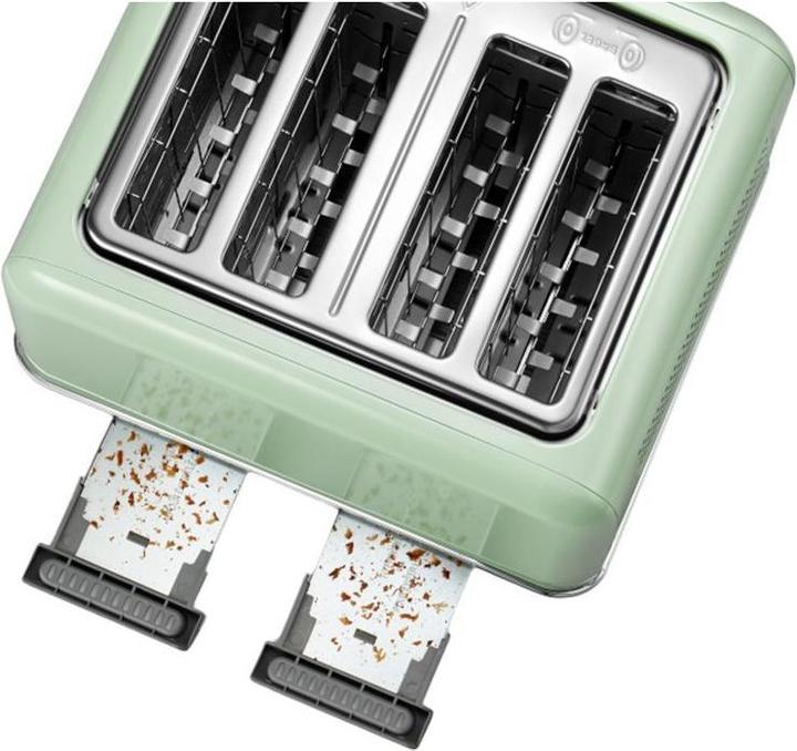 Actual product image Buydeem Toster 4 Slice Toaster, model DT640E, color Cozy Greenish, EU (EU plug)