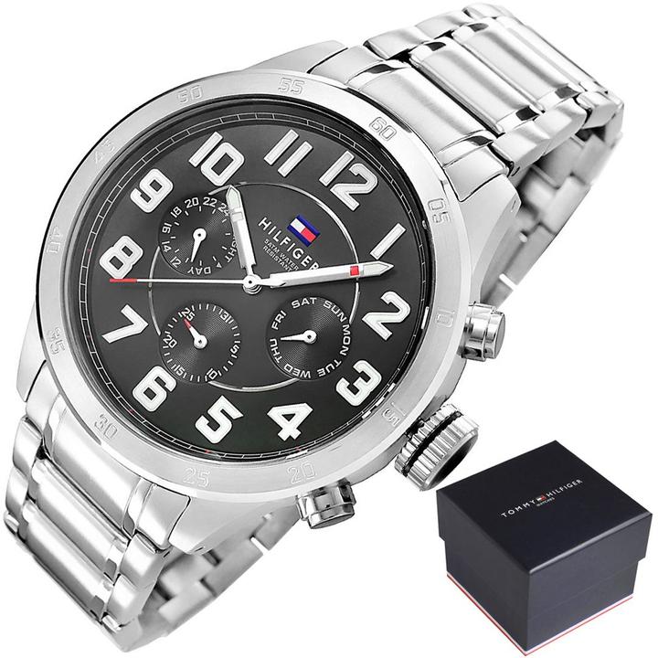 Actual product image Tommy Hilfiger Trent (Chronograph, Analogue wristwatch, 205 mm)