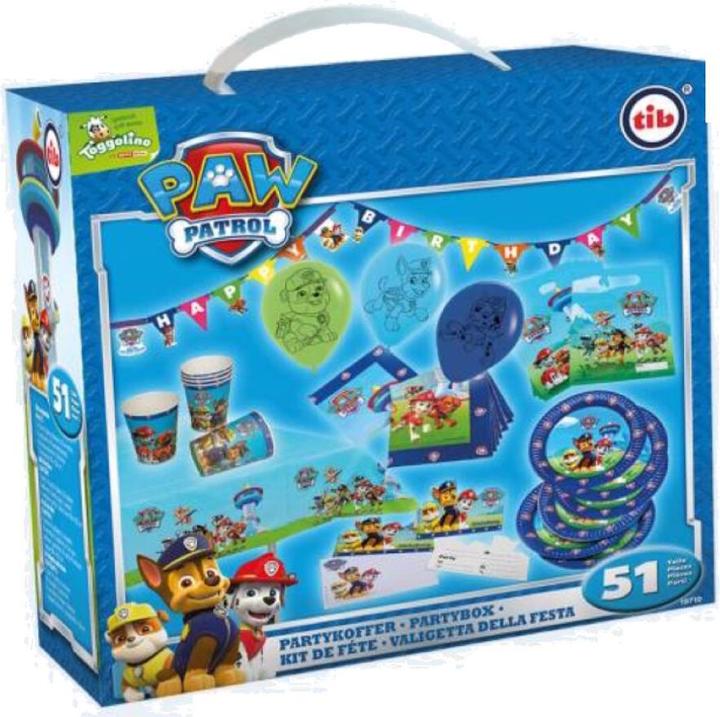 Actual product image Tib Party-Set Paw Patrol Boys