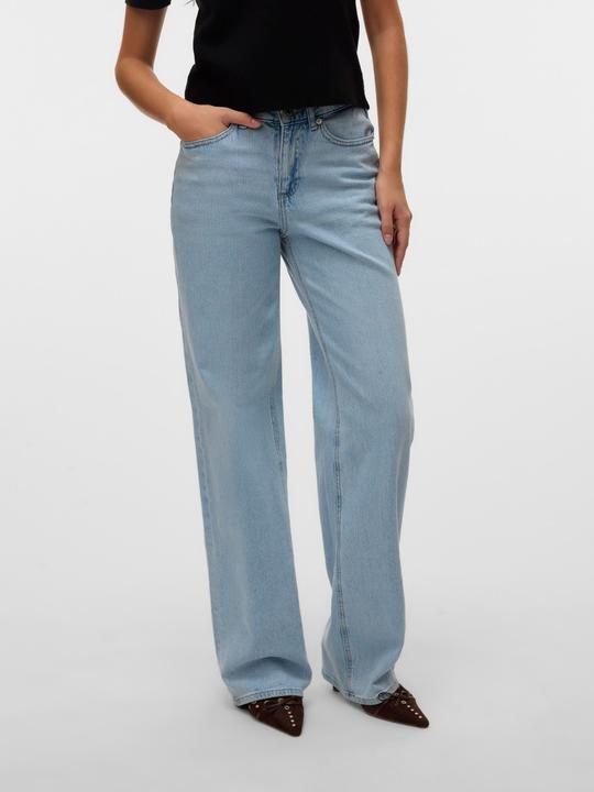 Produktbild Vero Moda VMMELISA Mid Rise Weiter Beinschnitt Jeans Weit geschnitten (W29/L30)