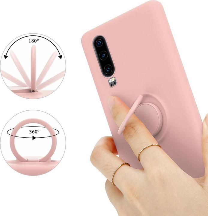 Image du produit Cadorabo TPU Liquid Ring Silicone Case Cover (Huawei P30)
