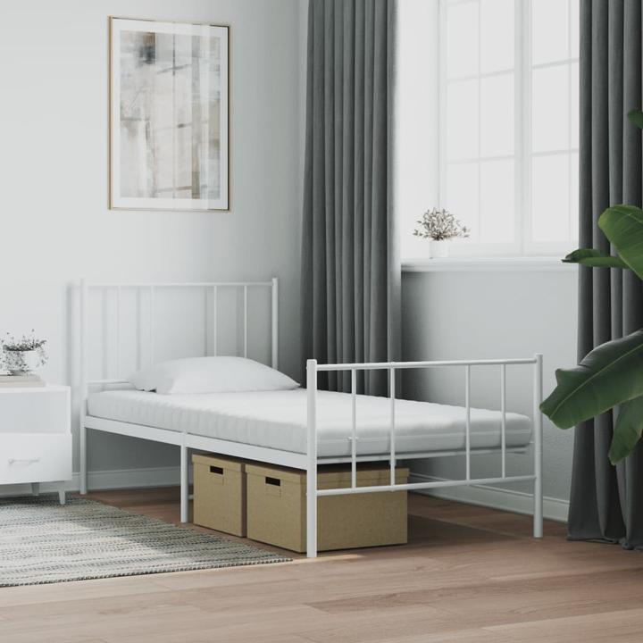 Actual product image VidaXL Schaumstoffmatratze 90 x 220 cm 7-Zonen Härtegrad 20 ILD (90 x 220 cm, Foam core)