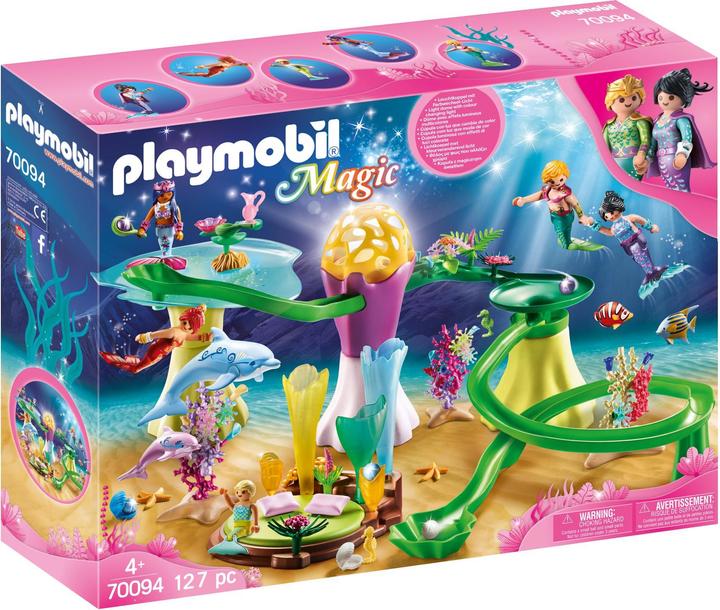 Playmobil Padiglione di corallo con cupola luminosa (70094)