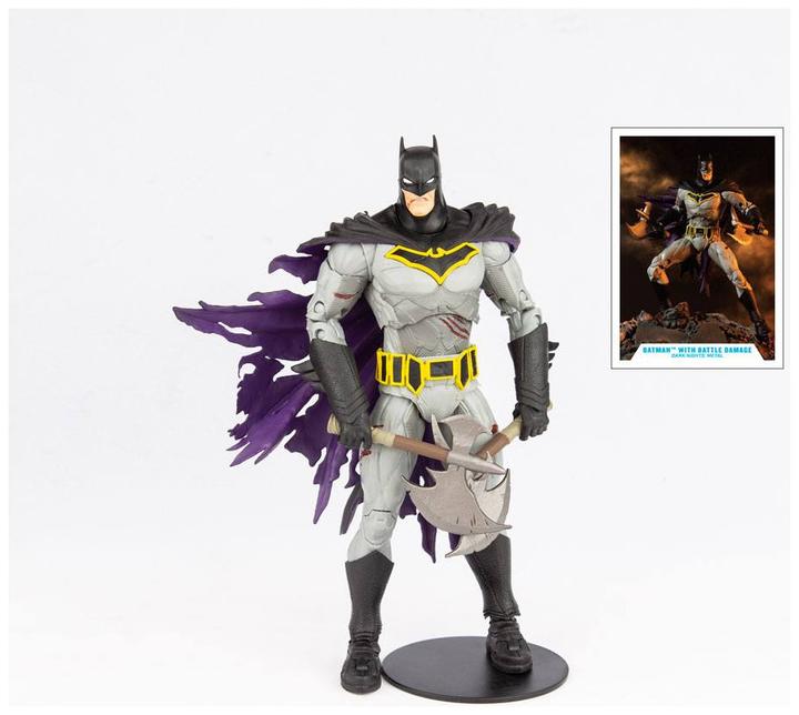Image du produit McFarlane DC Multiverse: Batman with Battle Damage (Dark Nights: Metal)