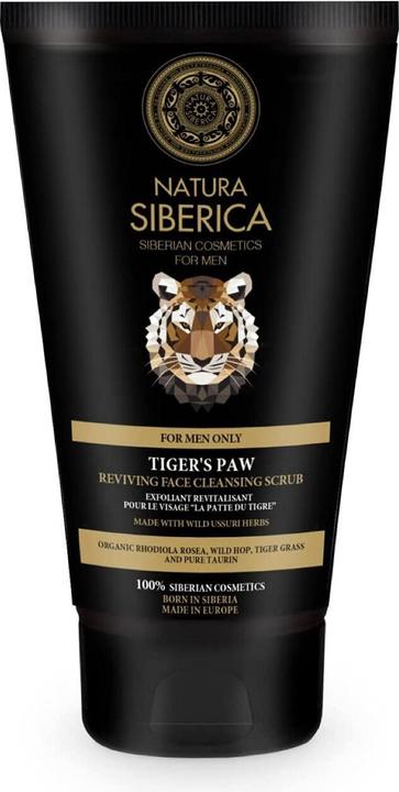 Actual product image Natura Siberica Men Tiger's Paw Reviving Face Cleansing Scrub - Cleansing peeling to revitalize (Exfoliation, 150 ml)