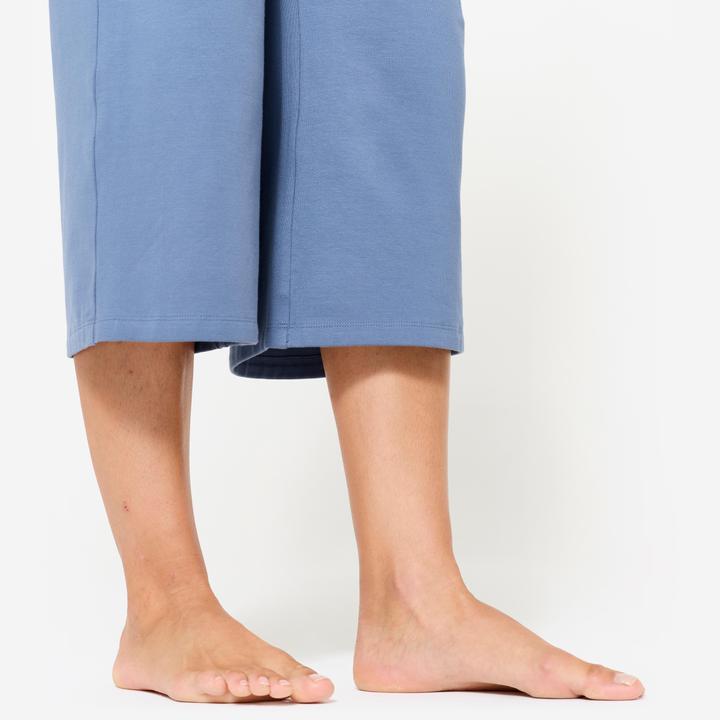 Immagine prodotto Kimjaly Yoga Caprihose Damen hoher Bund - kometenblau (XXL)
