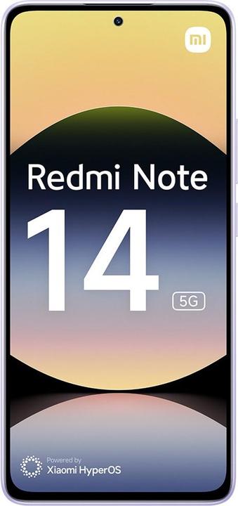 Image du produit Xiaomi Redmi Note 14 (256 Go, Lavender Purple, 262.60", Double SIM, 108 Mpx, 5G)