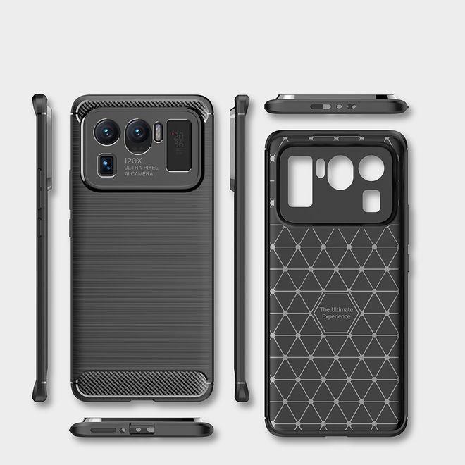 Immagine prodotto MU Style Serie Softcase in fibra di carbonio TPU (Xiaomi Mi 11 Ultra)