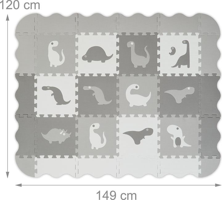 Actual product image Relaxdays 30-piece puzzle mat (32 x 32 x 1 cm)