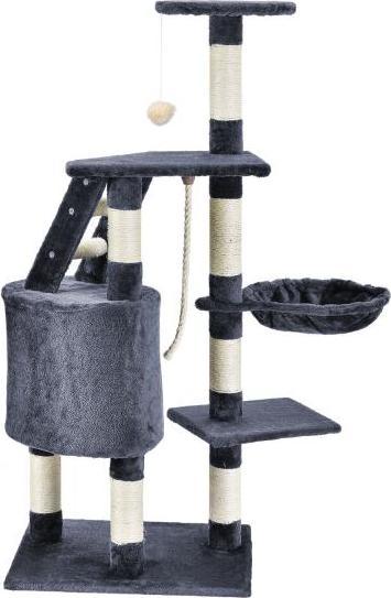 Produktbild Juskys Sams Pet Kratzbaum Buffy (118 cm, Grau)