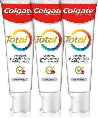 Colgate Whitening toothpaste with activated charcoal Max White Charcoal Trio 3 x 75 ml