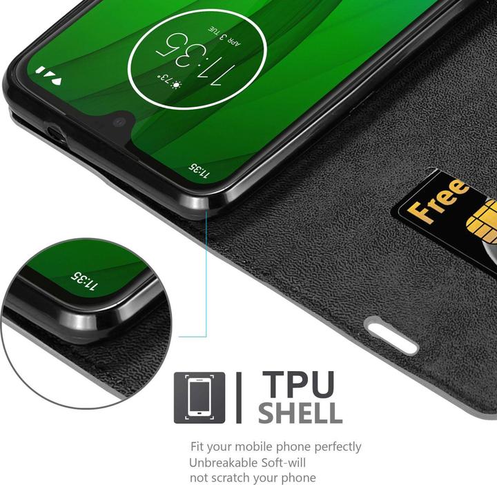 Immagine prodotto Cadorabo Libro Invis. Coperchio magnetico (Motorola Moto G7)