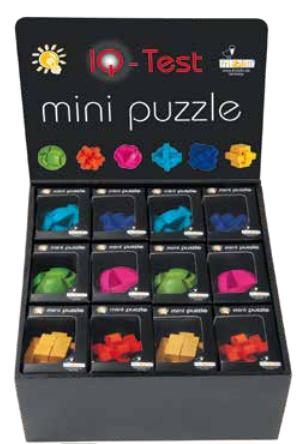 Actual product image Fridolin IQ Test" wooden puzzle, coloured